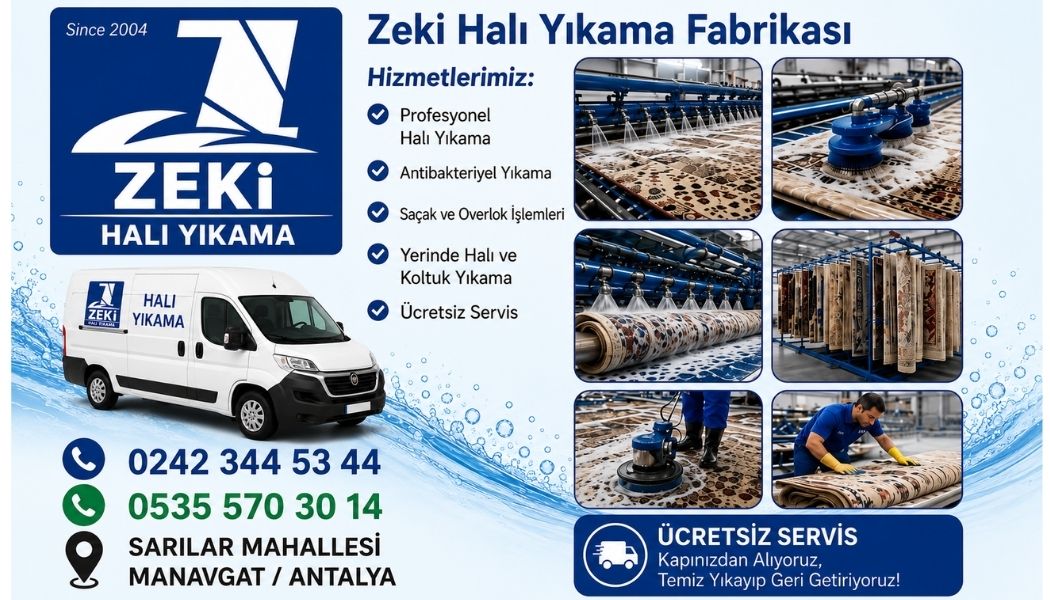 Manavgat Sarılar Mahallesi Halı Yıkama